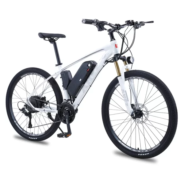 AKEZ-Bicicleta eléctrica de 27,5 pulgadas para adulto, bici con batería de litio extraíble de 1500W, 48V, 13AH, 27 velocidades, para montaña, carretera y ciudad - Imagen 3