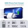 APPLE Original 30W Tipo C Cargador Rápido Para iPhone 14 13 12 11 Pro Max SE Mini 8 Plus XR X XS iPad de Carga Rápida Cable Relámpago - Imagen 2
