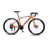 Bicicleta de carretera de velocidad Variable, bici de aleación de aluminio 700c, con mango curvo, freno de disco, para adulto, 24, 27 y 30 - Imagen 4