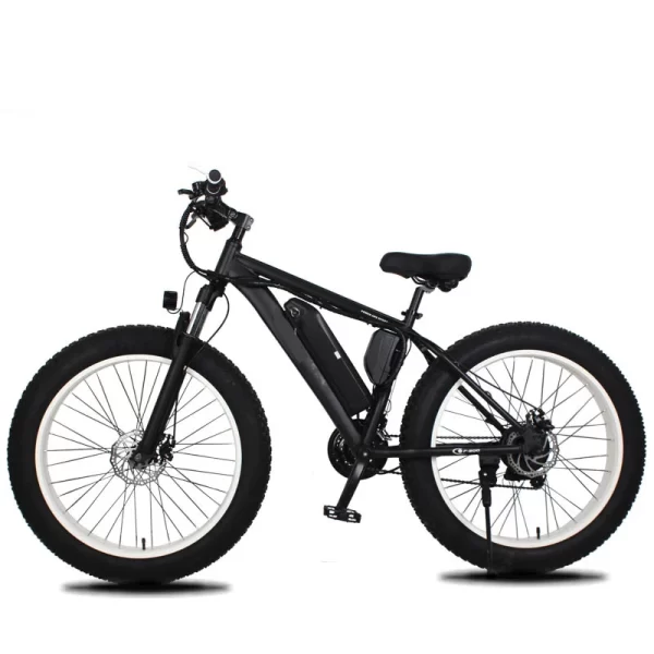 FEVIVOS-bicicleta eléctrica de montaña E1, bici con doble absorción de impactos, 26 pulgadas, 1000W, 48V, velocidad Variable, Neumático de nieve - Imagen 2