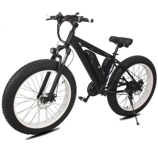 FEVIVOS-bicicleta eléctrica de montaña E1, bici con doble absorción de impactos, 26 pulgadas, 1000W, 48V, velocidad Variable, Neumático de nieve - Imagen 3