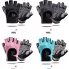Guantes de ciclismo sin dedos para hombre y mujer, manoplas transpirables a prueba de golpes para bicicleta de montaña y gimnasio, Verano