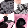 Guantes de ciclismo sin dedos para hombre y mujer, manoplas transpirables a prueba de golpes para bicicleta de montaña y gimnasio, Verano - Imagen 4