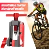 Herramienta de instalación de inserción de cortador de manguera de freno de disco hidráulico para bicicleta de montaña, alicates de Cable de bicicleta de carretera, herramientas de conector de oliva, controlador de aguja