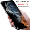 Teléfono Inteligente S23 Ultra 6,8, SmartPhone Original con pantalla HD, 16G 1T, 5G, Sim Dual, Android, desbloqueado, 72MP, 6800mAh