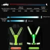 Chaleco reflectante Led ajustable, recargable, de alta visibilidad, para correr de noche al aire libre, montar, caminar, equipo de ciclismo - Imagen 5