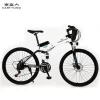 Bicicleta de Montaña eléctrica con batería de litio para adulto, bici todoterreno de velocidad Variable, con bolsa plegable de 26 pulgadas - Imagen 3