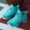 Zapatillas de baloncesto para niños, zapatos deportivos antideslizantes de suela gruesa, novedad de 2023 - Imagen 3