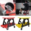 Car Detailing Stool Chair Wheels Roller Creeper Seat with Storage Holder for Wax - Imagen 4