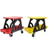 Car Detailing Stool Chair Wheels Roller Creeper Seat with Storage Holder for Wax - Imagen 5