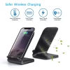 30W Fast Wireless Charger for Samsung S24 S23 S22 S21 Quick Charging Stand For iPhone 15 14 13 12 11 Pro Max XS XR X 8 Xiaomi 14 - Imagen 3