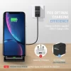 30W Fast Wireless Charger for Samsung S24 S23 S22 S21 Quick Charging Stand For iPhone 15 14 13 12 11 Pro Max XS XR X 8 Xiaomi 14 - Imagen 4