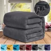 WOSTAR Winter mink velvet fleece blanket extra large sofa throw thick bed blanket microfiber antistatic fuzzy faux fur blanket