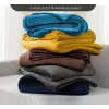 WOSTAR Winter mink velvet fleece blanket extra large sofa throw thick bed blanket microfiber antistatic fuzzy faux fur blanket - Imagen 2