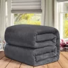 WOSTAR Winter mink velvet fleece blanket extra large sofa throw thick bed blanket microfiber antistatic fuzzy faux fur blanket - Imagen 5