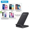 30W Fast Wireless Charger for Samsung S24 S23 S22 S21 Quick Charging Stand For iPhone 15 14 13 12 11 Pro Max XS XR X 8 Xiaomi 14 - Imagen 2