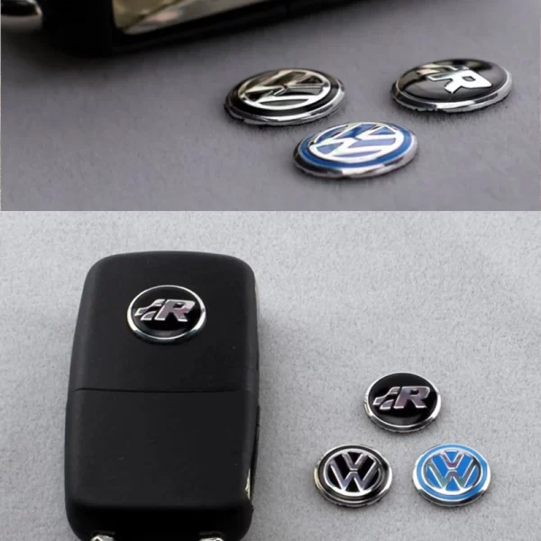 Autos chl üssel Aufkleber Auto Control Schlüssel bund Emblem Zubehör für Volkswagen vw r-line gti r Polo Golf Passat Magotan Tiguan Jetta - Imagen 4