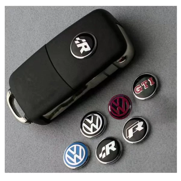 Autos chl üssel Aufkleber Auto Control Schlüssel bund Emblem Zubehör für Volkswagen vw r-line gti r Polo Golf Passat Magotan Tiguan Jetta