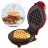 todadora de pan Mini Waffle Maker Waffle Home Children'S Breakfast Machine Portable Electric Baking Pan Light Food Machine