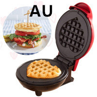 todadora de pan Mini Waffle Maker Waffle Home Children'S Breakfast Machine Portable Electric Baking Pan Light Food Machine