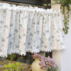 Cortina para cocina Tassel Curtain Kitchen Short Curtain Floating Window Coffee Curtain