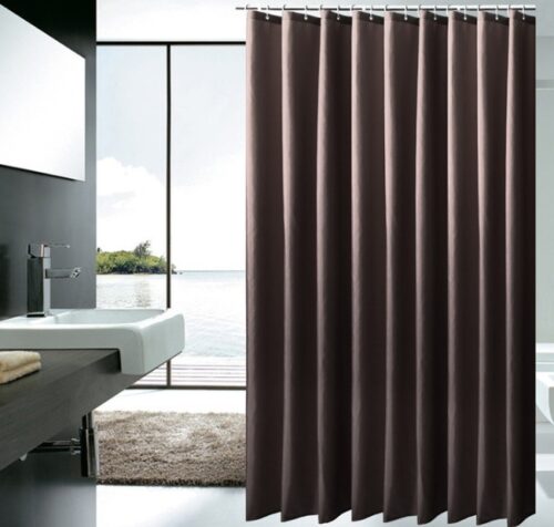 cortina de ducha Waterproof Shading Shower Partition Curtain Punch-free