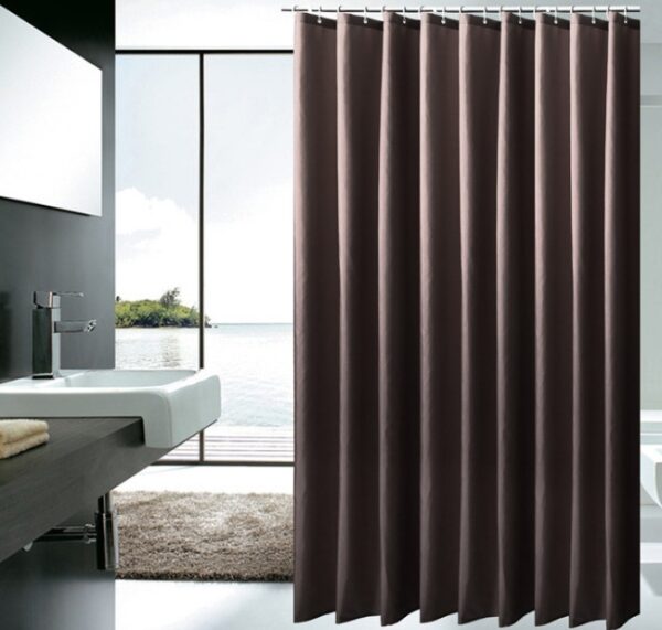 cortina de ducha Waterproof Shading Shower Partition Curtain Punch-free