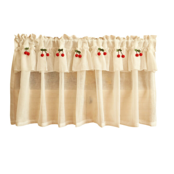 Cortina para cocina Fresh Linen Short Curtain For Kitchen Small Window