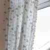 Cortina para cocina Tassel Curtain Kitchen Short Curtain Floating Window Coffee Curtain
