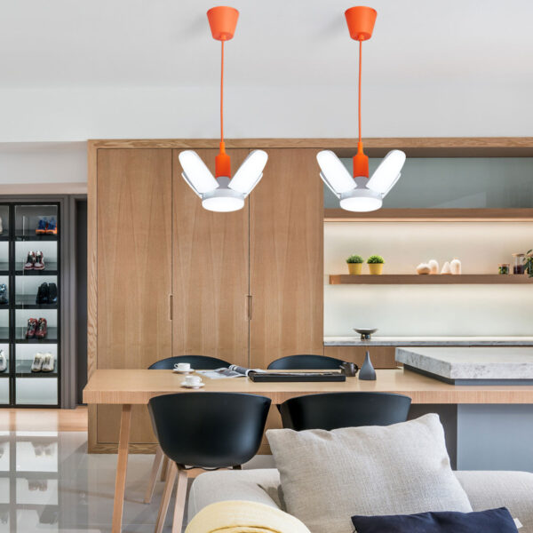 lampara plegable Foreign Trade Folding Light Led Trilobe