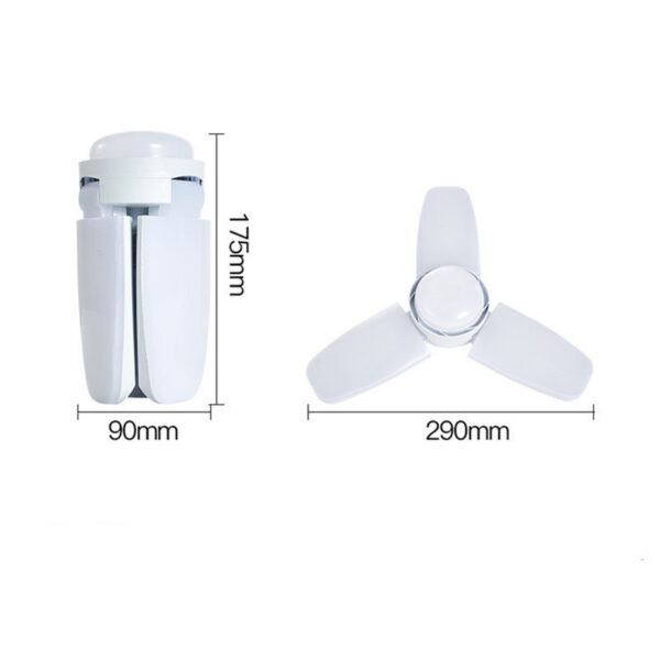 lampara plegable Foreign Trade Folding Light Led Trilobe