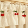 Cortina para cocina Fresh Linen Short Curtain For Kitchen Small Window