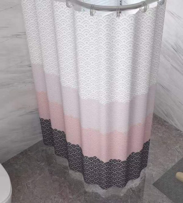 cortina de ducha Polyester Waterproof And Mildew Proof Bathroom Partition Curtain Shower Curtain