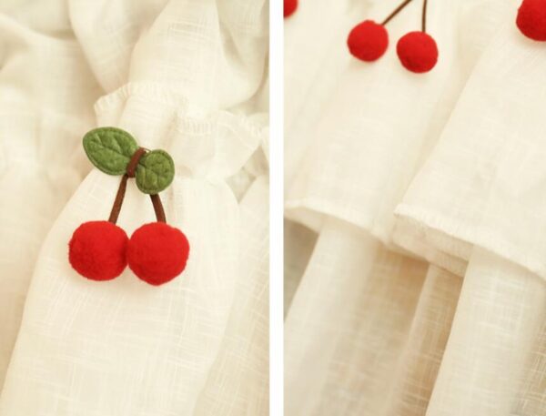 Cortina para cocina Fresh Linen Short Curtain For Kitchen Small Window