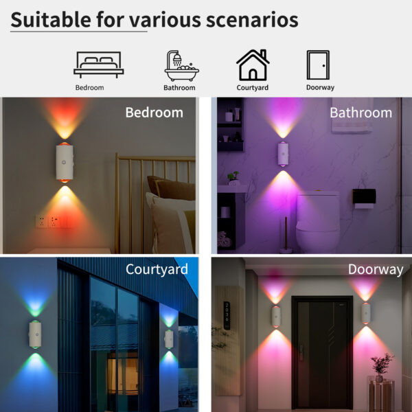 lampara Color LED Small Wall Lamp