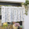 Cortina para cocina Tassel Curtain Kitchen Short Curtain Floating Window Coffee Curtain