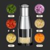cortadora de ajo y especies y vegetales Chopper Multipeler Vegetables Chopper Manual Garlic Press Machine Garlic Squeezer Kitchen Gadget